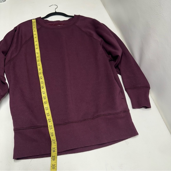 Aerie Maroon Pullover sweatshirt oversized size XS NWT - Picture 3 of 9